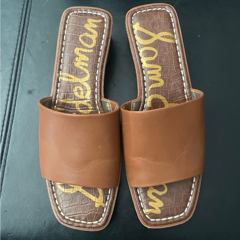Sam Edelman Brown Slide Sandals